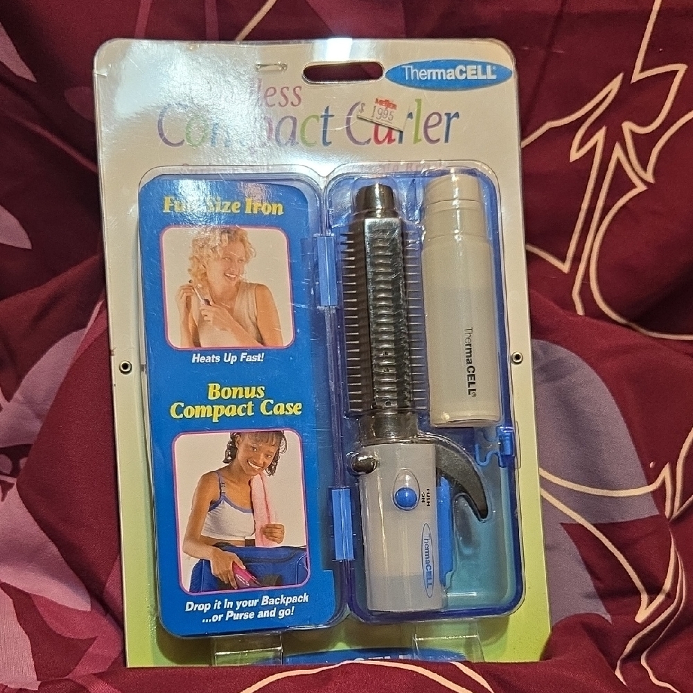 Cordless Hair Curler - Silver